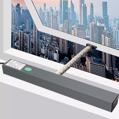 Apriporta Elettrico per finestrini, apriporta Intelligente a Catena con Telecomando, Coppia 450 N, Silenzioso, Ideale per lucernari, verande/sfiati sul Tetto(100mm Travel)