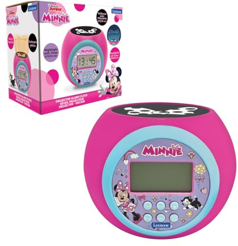 Lexibook, Minnie Réveil Projecteur, RL977MNLXB