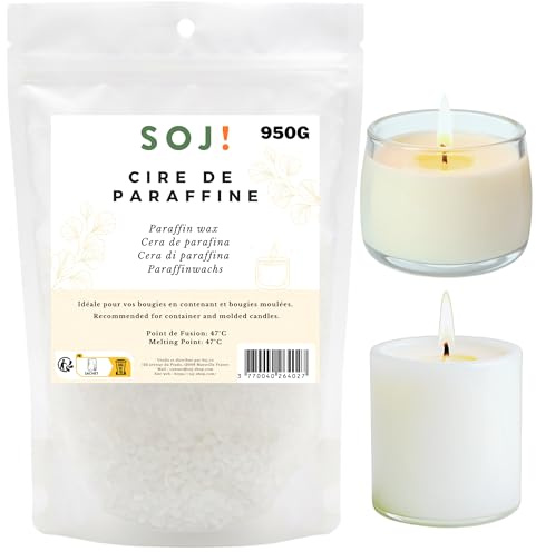 Cire de paraffine pour bougie 950G