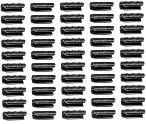 Jorzer Tube Film Clip Garden Buildings Tube Clamps Plastic Greenhouse Pipe Clamps 25mm 50PCS, Garden Tools