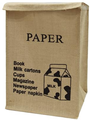 Muellery Recycle Bag Sturdy and Light Waste Basket for Paper with Handles