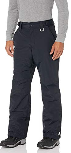 Amazon Essentials Herren Wasserabweisende Isolierte Snowboard-Ski-Schneehose, Schwarz, L
