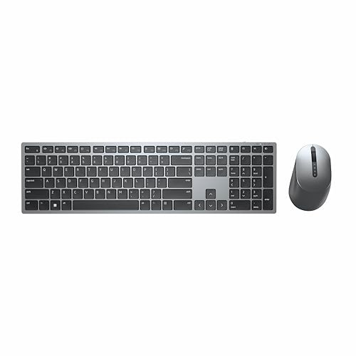 DELL KM7321W tastiera RF senza fili + Bluetooth QWERTY Italiano Grigio, Titanio