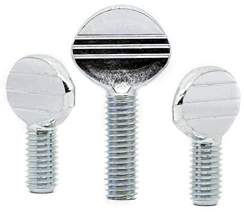M8 (8mm x 50mm) Thumb Screws Wing Bolts Carbon Steel AN264 (Pack of 10) E09BCD