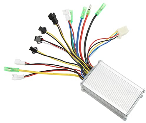 BuyWeek Elektrofahrrad Brushless Motor Controller, 36V 48V 250W 350W Bürstenloser Rechteckwellen Controller mit Lichtdraht für Elektrofahrräder E-Bike
