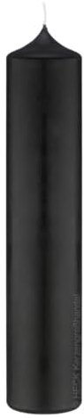 Kopschitz Kerzen Altarkerze Schwarz 200 x Ø 60 mm, 1 Stück