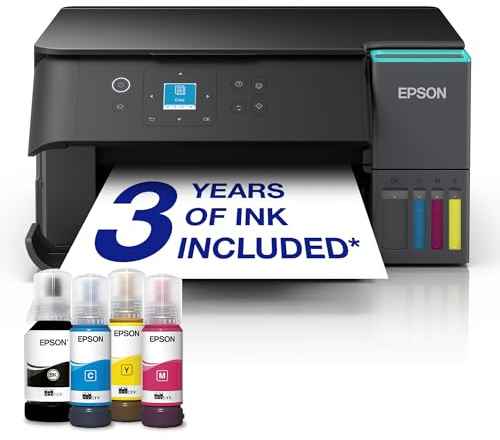Epson EcoTank ET-2950 Home Printer with Air Print, Dual Band WiFi and 3 Years of Ink, Black