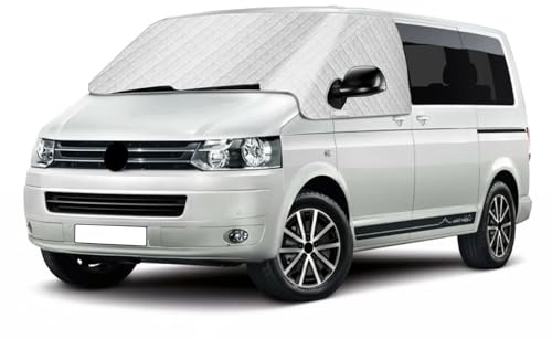 Copertura per parabrezza auto per VW T5 2003-2015, copertura termica esterna pieghevole, protezione parabrezza, blocca i raggi UV, protezione per parabrezza anteriore