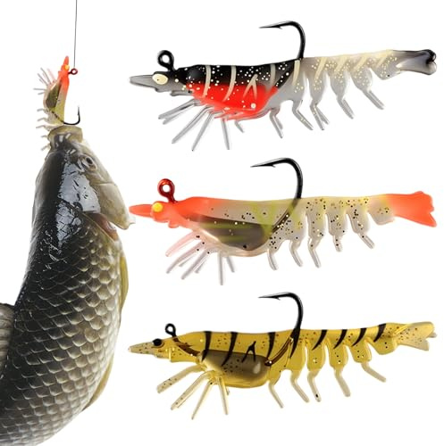 Räkbete Set - Färgglada, lätta att med,Fiskeredskap Räkbete Jiggar,för Abborre Öring Crappie Snook Gädda Lax