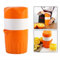 Cisixin Manuelle Saftpresse,Tragbar Orange Presse