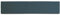 Lycce XXL Wandkissen mit Montage-Set Lederimitat blau 150cm x 30cm