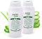 Aloe Vera Haar-Shampoo für mehr Glanz & Geschmeidigkeit - enthält Bio Aloe Vera, Weizenkeimöl, Glycerin & Milchsäure - ohne Silikone - VEGAN / 2er Pack (2 x 200 ml)