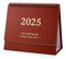 Tischkalender, Tischkalender 2024-2025 19x16cm Akademischer Jahreskalender zum Aufklappen Gültig von Juli 2024 bis Dezember 2025 für Schule Büro und Zuhause (Rot)