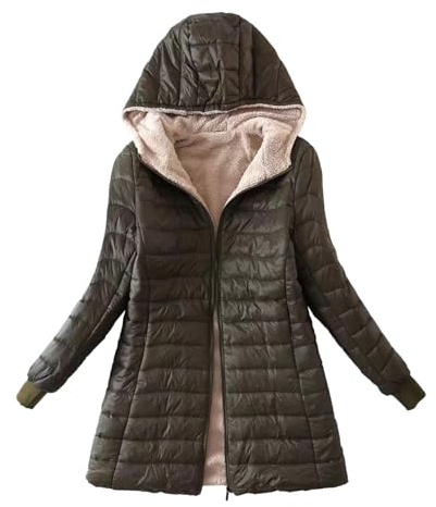 Uwdiohq Mejores Chaquetón Mujer Beige Cazadora Larga Abrigo Granate Plumifero Largo Impermeable Chaqueta Invierno De Pelo Top Seda