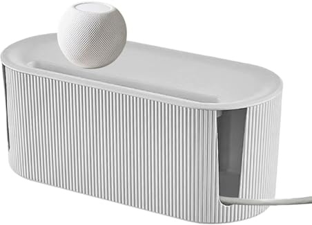 Scatola Per Nascondere Il Cavo Della Ciabatta 31 * 13,5cm Organizzatore Della Scatola Di Gestione Dei Cavi Con Scheda Plug Contenitore Per Presa Porta Cavo Caricabatterie Per Casa ufficio