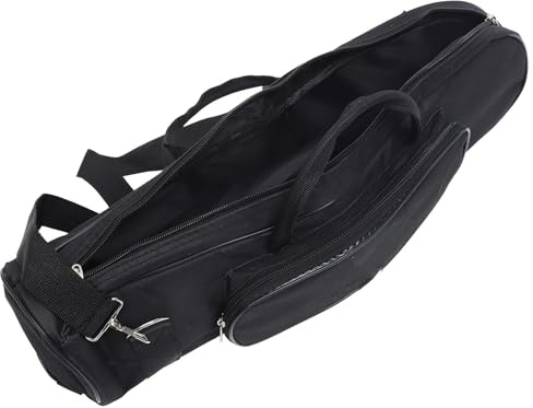 Borsa per Tromba Portatile Rossa Oxford, Pieghevole | Uso Outdoor, Tracolla a Spalla, Leggera e Pratica, Design Semplice Unisex Colore Casuale