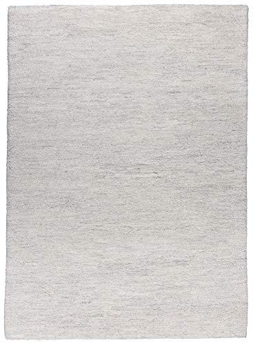 Original marokkanischer Berber Teppich aus 100% nachhaltiger Schurwolle (Wollsiegel); handgeknüpft, weich und robust | 140 x 200 cm; Farbe: Sand | Florrfäden: ca. 120000 | Maloronga