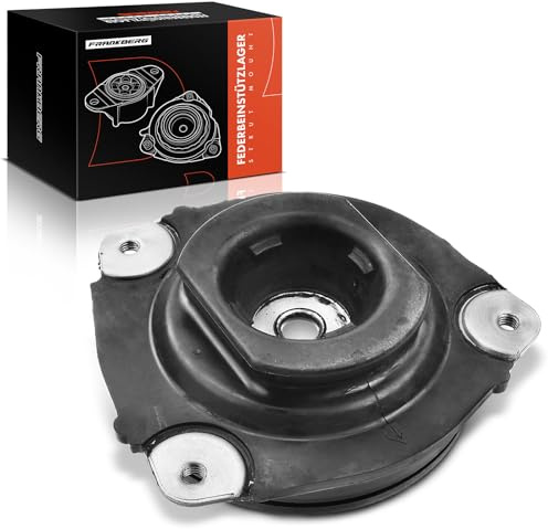 Frankberg Cojinete de domo Cojinete de soporte de amortiguador Izquierda delantera Compatible con Juke F15 Pulsar Compacto C13 Leaf ZE1 Leaf ZE0 Replace# 543251KA0A,543211KA0B