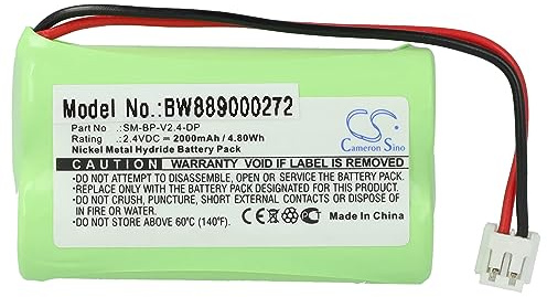 vhbw Akku kompatibel mit VDW Raypex 6 Medizintechnik (2000mAh, 2,4V, NiMH)