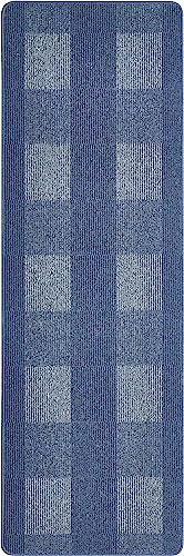 andiamo Teppich Dalia strapazierfähiger Teppichläufer aus Polypropylen pflegeleicht und fleckenbeständig 67 x 200 cm hellblau