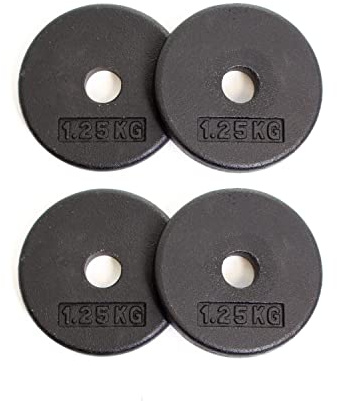 BODYPOWER 1.25Kg Pro-Style Standard Weight Plates (x4)