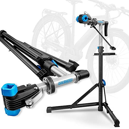 GOEHNER's Robuster Fahrrad-Reparaturständer (max. Traglast 45,4 kg), Fahrradständer für Wartung, strapazierfähig für E-Bike, Elektrofahrräder, Mountainbikes, schwere Fahrräder