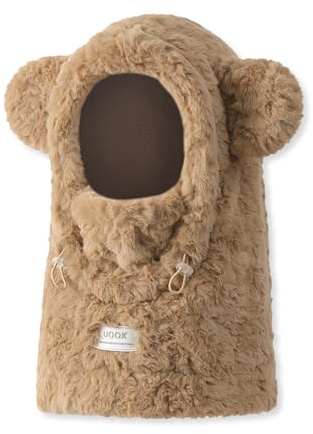 LumiSyne Pasamontañas Invierno Para Mujer Lindo Estilo Orejas De Oso Una Pieza Gorra Con Máscara Calentador De Cuello Polar Peludo Ajustable Cordón Cortaviento Balaclava Máscara Para Ciclismo Esquí