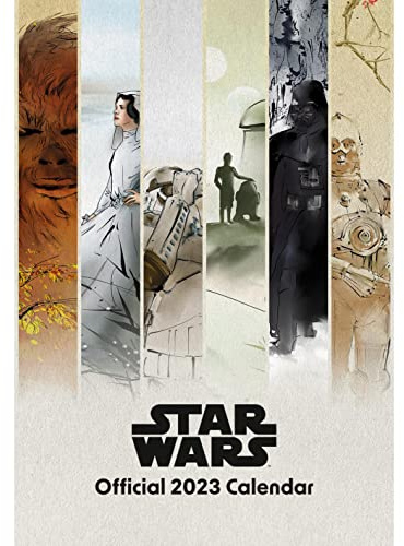 Pyramid International Star Wars Classic (adulti) 2023 - Calendario mensile per poster, 30 cm x 42 cm, prodotto ufficiale