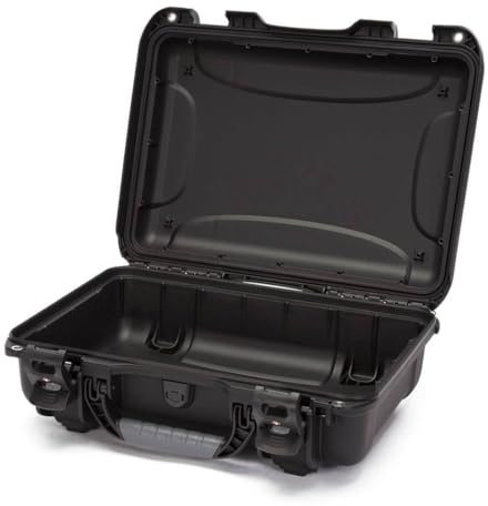 Nanuk 923 Waterproof Hard Case Empty with TSA Approved Travel Lock Latches - Black