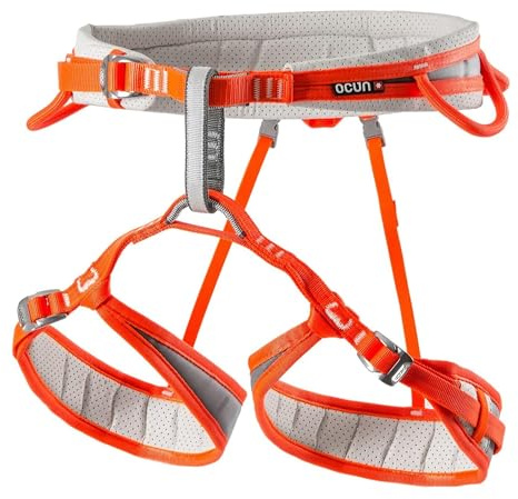 Ocun Men's Neon Climbing Harness, Orange, M