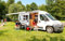 Fiamma Dachmarkise F80S Schwarz 400 cm grau Markise Camping Sonnenschutz Wohnmobil Sonnendach Reise