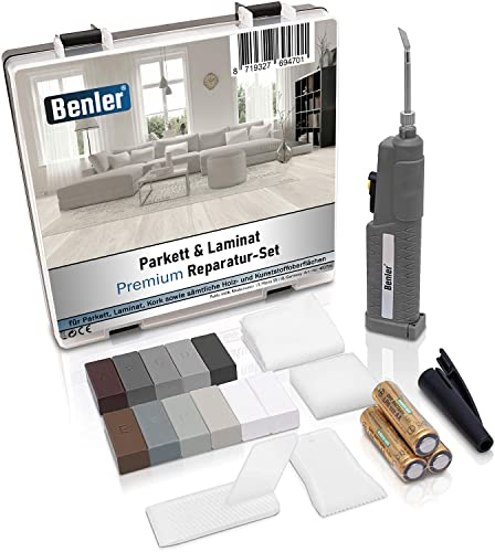 Kit de reparación profesional para laminado gris y vinilo, kit de reparación de madera y cera dura
