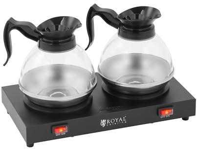 Royal Catering Tea & Coffee Hot Plate - 160 W - 2 warming plates - 2 coffee pots - Royal Catering