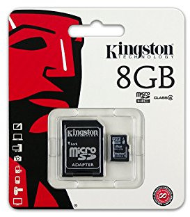Kingston Technology SDC4/4GB-1ADP 4GB MicroSD Clase 4 Memoria Flash - Tarjeta de Memoria (4 GB, MicroSD, Clase 4, Negro)