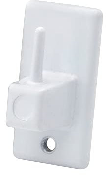 MAURER Gancho Visillo/Cortina Adhesivo Blanco (Blister 2 Piezas)