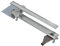 Nordona extraflache Edelstahl Duschrinne Complete Basic Abgang seitlich Länge: 70 cm Inkl. befliesbare Mulde, Niederprofilsiphon Einbautiefe nur 6 cm