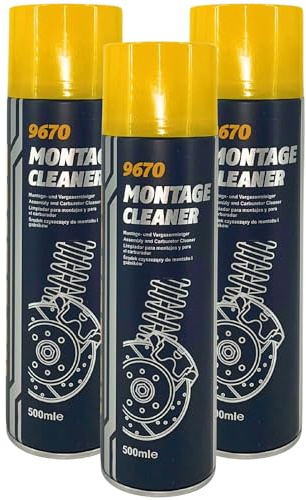 MANNOL Lot de 3 aérosols nettoyants pour freins de montage 500 ml
