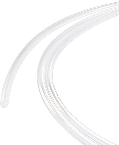 sourcing map Tuyau en vinyle transparent en PVC de 2 mm x 4 mm x 3 m x 3 m (DI x DE) pour tuyau d'eau, tube à air