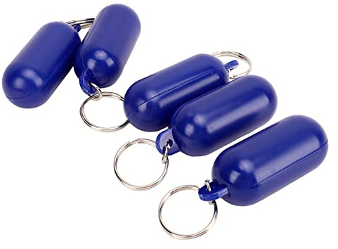 Porte-clés flottant, 5 pièces ABS résistant à l’eau et ultra-léger, porte-clés flottant pour navigation de plaisance voile plongée kayak piscine