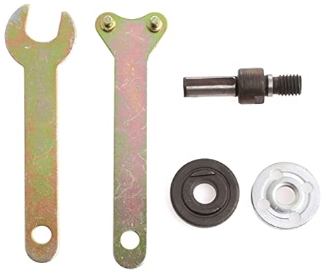 Scheibenhalter mit Innendurchmesser, 10 mm, Schraubenschlüssel-Set, Elektrowerkzeuge, Lochbohrer, Winkelschleifer, 87 mm langer Dornadapter, Scheibenhalter