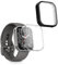 kwmobile 2X Schutzhülle kompatibel mit Amazfit Bip 5 Unity 46mm Hülle - Fullbody Cover Set aus Silikon - Transparent Schwarz