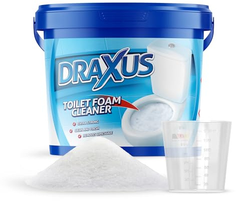 DRAXUS Touch Free Toilet Foam Cleaner (1 kg) I Powerful Limescale Remover Against Dirt and Bad Odour
