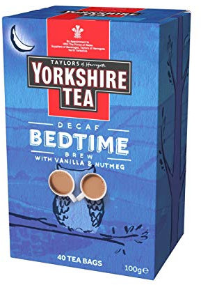 Taylors Of Harrogate Yorkshire Tea Decaf Bedtime Brew 40 Tea Bags 100g