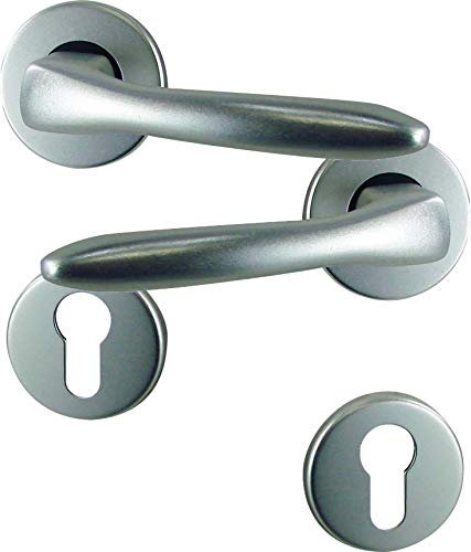 Ensemble sur Rosace Vars Aluminium Argent DT2000 - Clé I