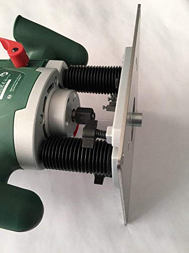 Tuneon Platte Einlegeplatte Stahl Frästisch für Bosch POF 1400 ACE 1200 AE Oberfräse normal