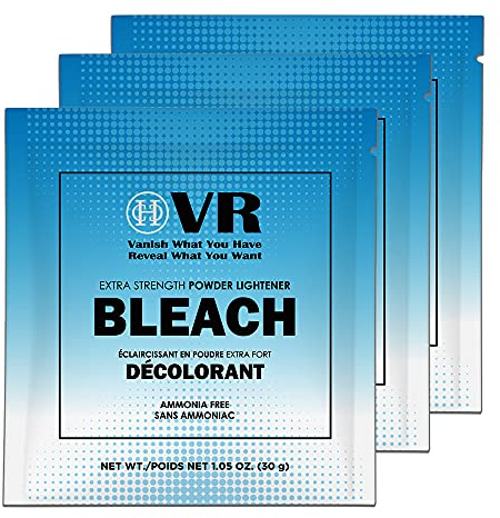 Hair Bleaching Powder for Dark Hair Lightening Blonde Hair Salon Quality Safe at Home (1.05 oz (pack of 3))