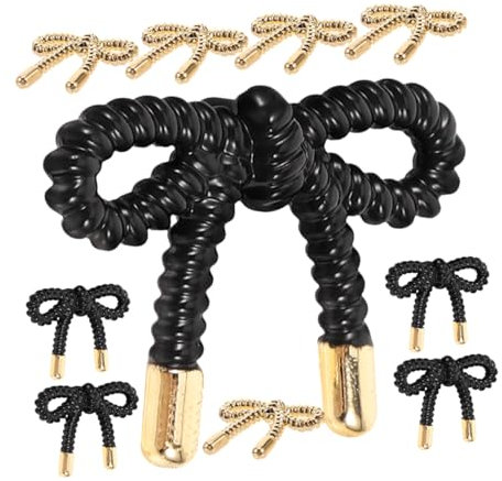 SEWACC 10stücke Teiliges Metallknöpfe in Schleifenform Modische Diy Schmuckknöpfe Für Damenbekleidung Dekorative Verschlüsse Für Pullover Mäntel Strick Häkelprojekte Praktische Nähaccesso