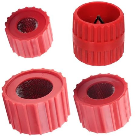 omolly 4pcs Copper Pipe Cleaner and Reamer Set, Pipe Deburring Tool Pipe Reamer Set, Copper Tube Pipe Cleaning Deburring Tool, PVC Pipe Deburring Tool for PVC, PPR, Copper and Aluminum Pipes