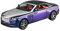 SYYANFEI Auto Modell 1:24 Für Rolls Royce Dawn Automodell Legierung Sportwagen Sound Und Licht Zurückziehen SpielzeugautoSammlung Ornamental Kleinkinder Kinder Jungen Mädchen Geschenk(Purple)