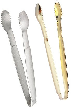 Cabilock Pinces À Sucre En Acier Inoxydable 2 Pièces Accessoires Pour Buffet Goûter Et Bar Idéal Pour Sucre Glaçons Bonbons Et Collations